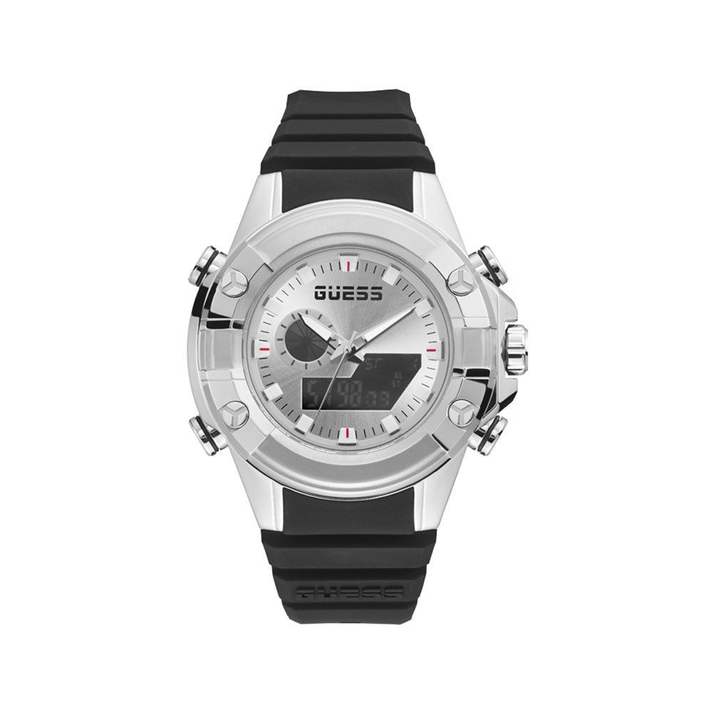 Guess Black Synthetic Sports Watch