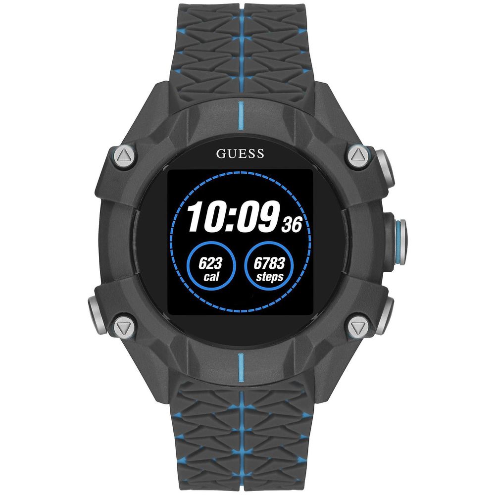 Guess Sportliche Resin-Uhr in Grau