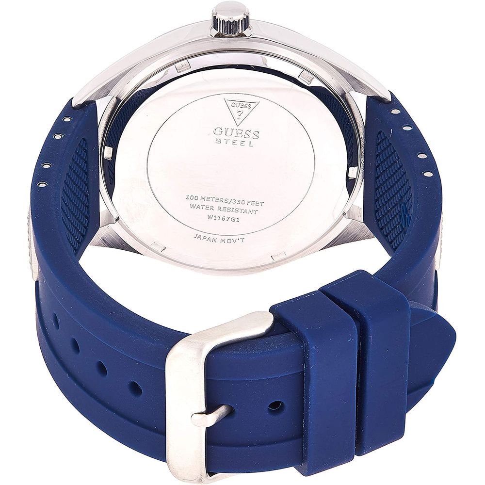 Guess Blaue synthetische Sportuhr