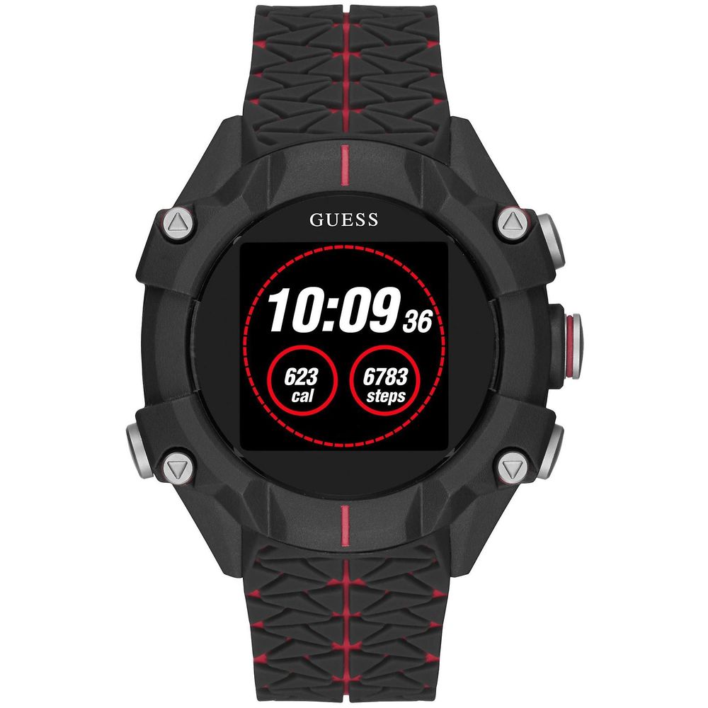 Guess Black Resin Sports Watch
