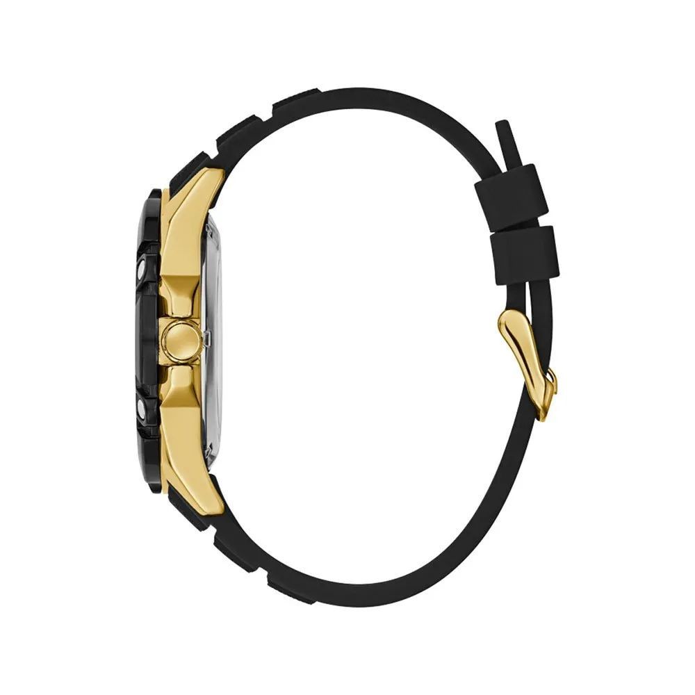 Guess Schwarze Resin-Armbanduhr