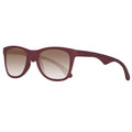 Carrera Burgunderfarbene Plastiksonnenbrille