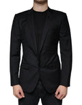 Dolce & Gabbana Schwarzer MARTINI Biene einreihiger Blazer