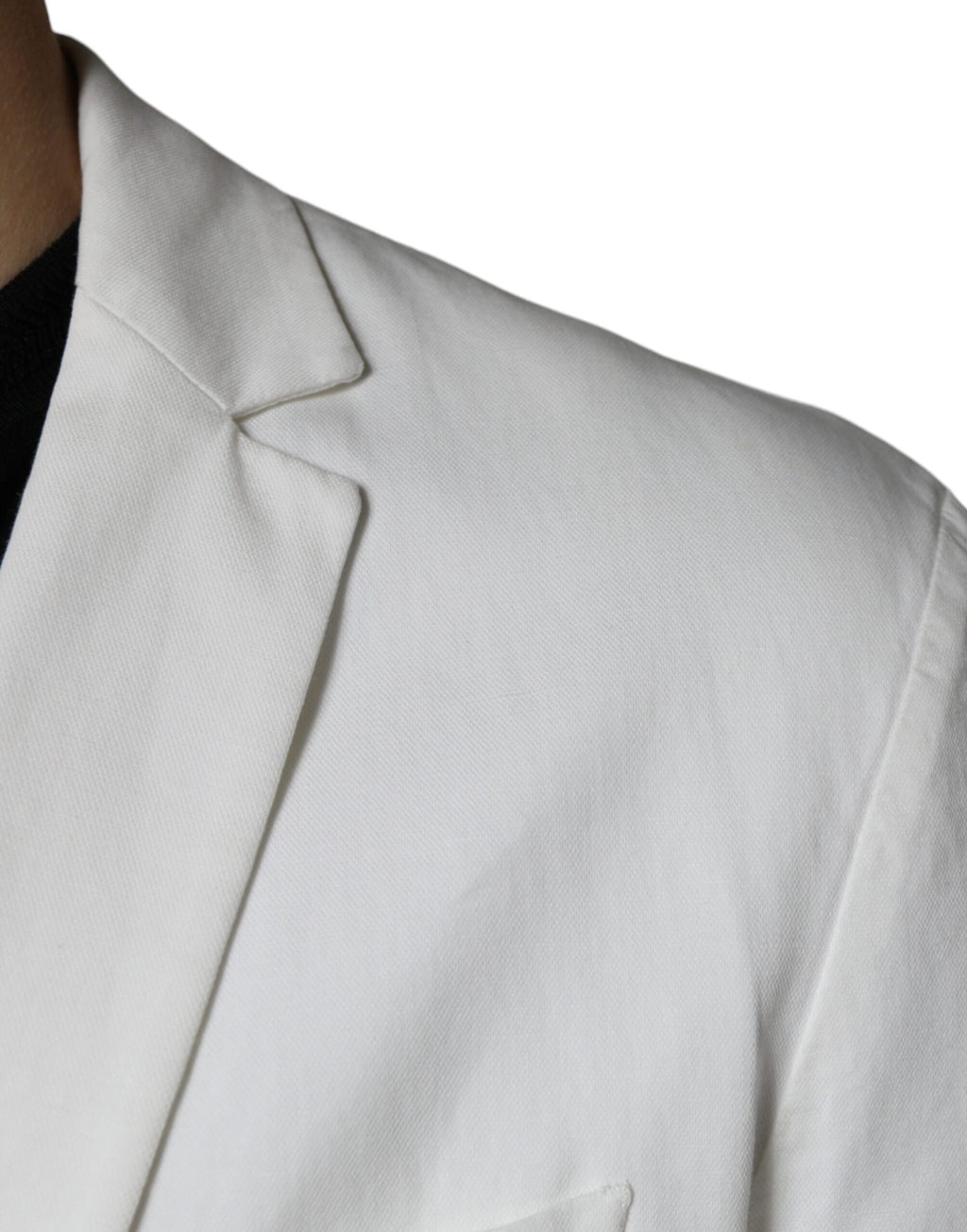 Dondup Weißer einreihiger formeller Blazer mit einem Knopf