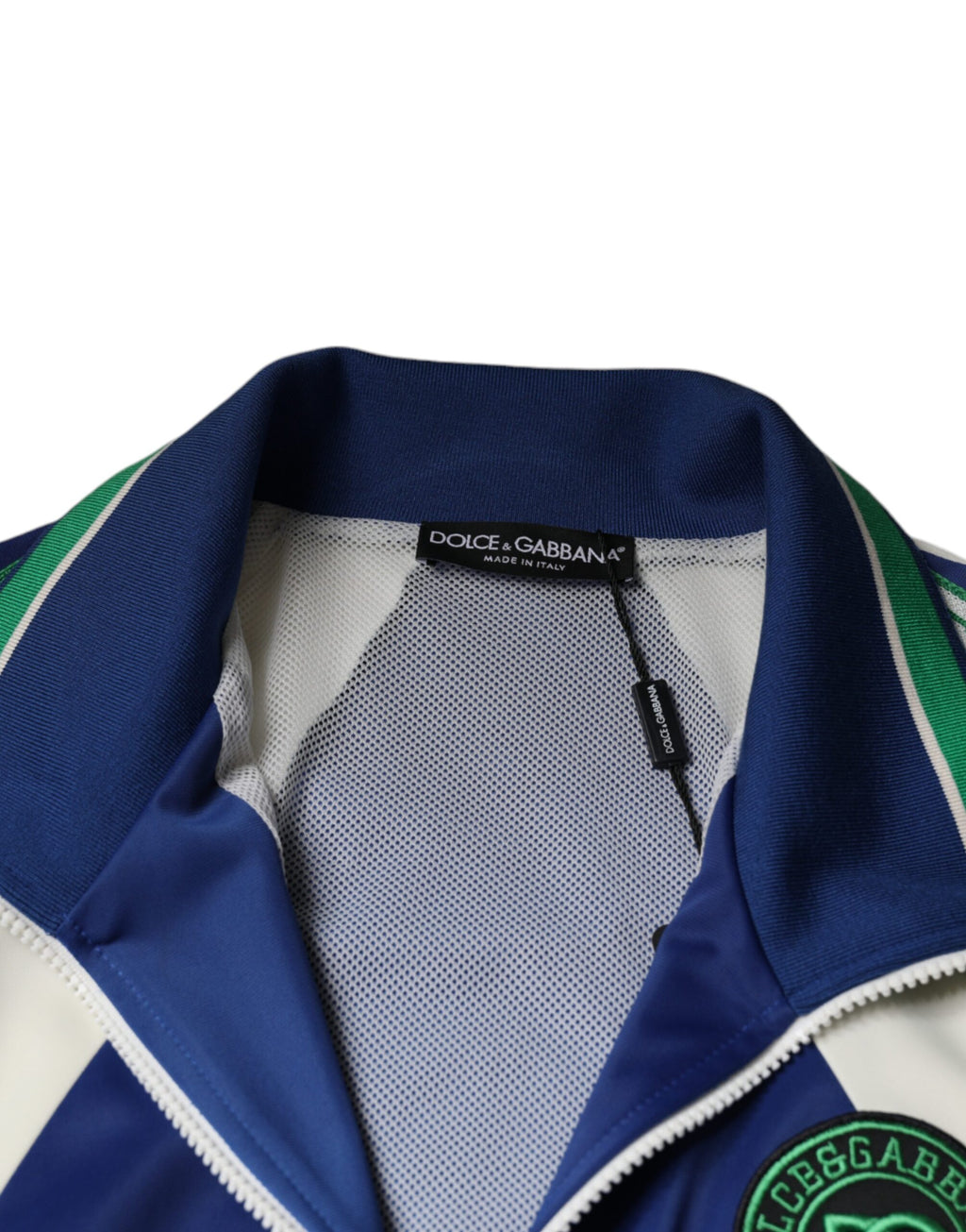 Dolce & Gabbana Multicolor Polyester Full-Zip Bomber Jacket