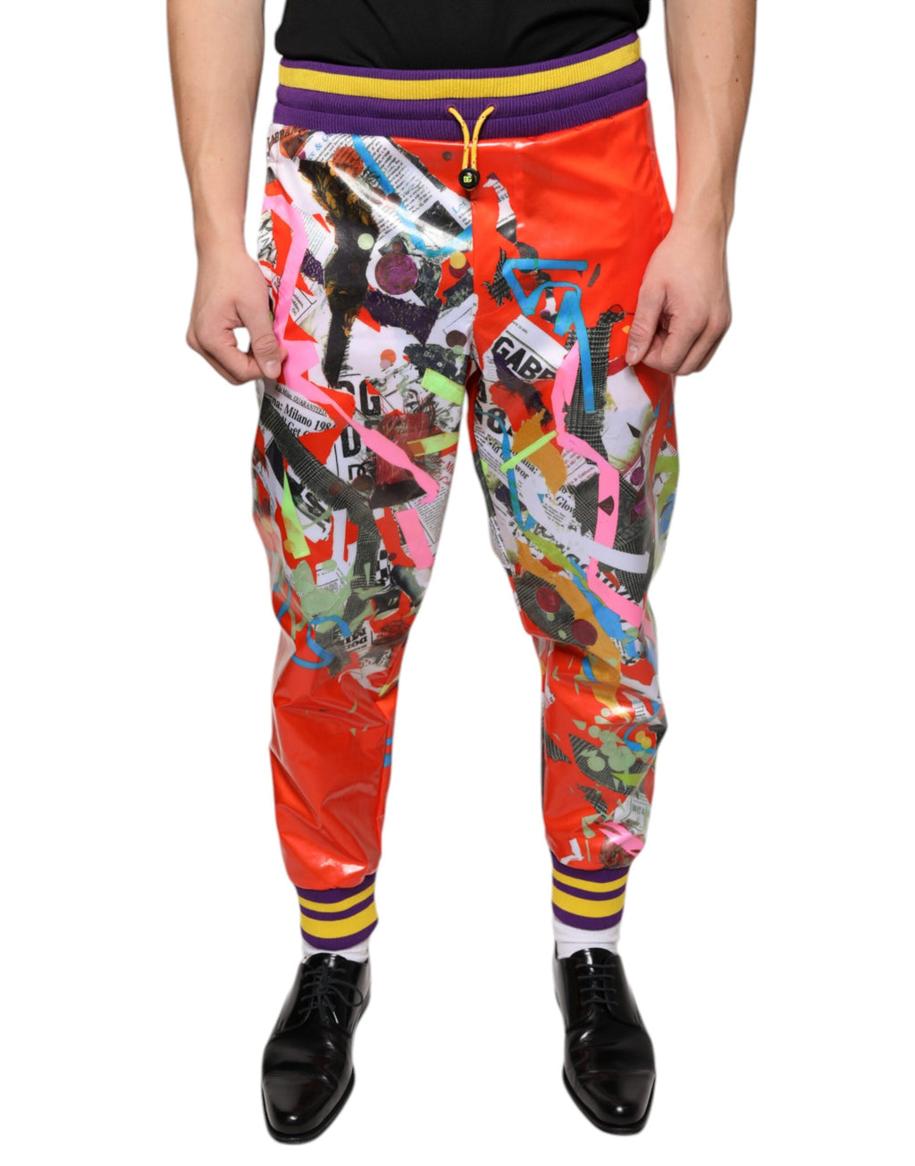 Dolce & Gabbana Multicolor Printed Jogger Sweatpants