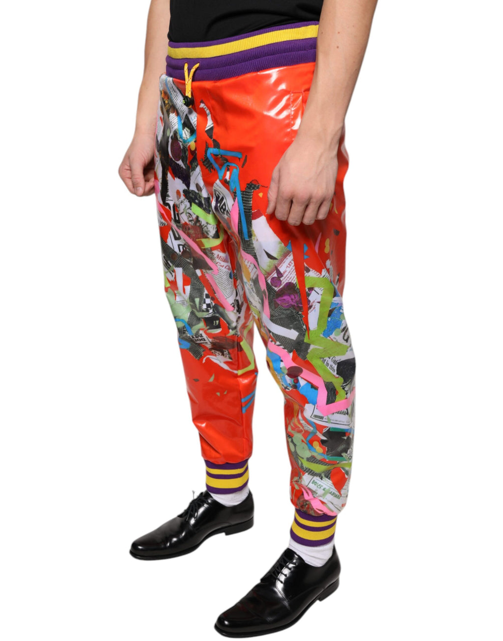 Dolce & Gabbana Multicolor Printed Jogger Sweatpants