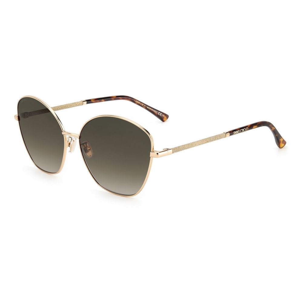 Jimmy Choo Sonnenbrille aus Goldmetall