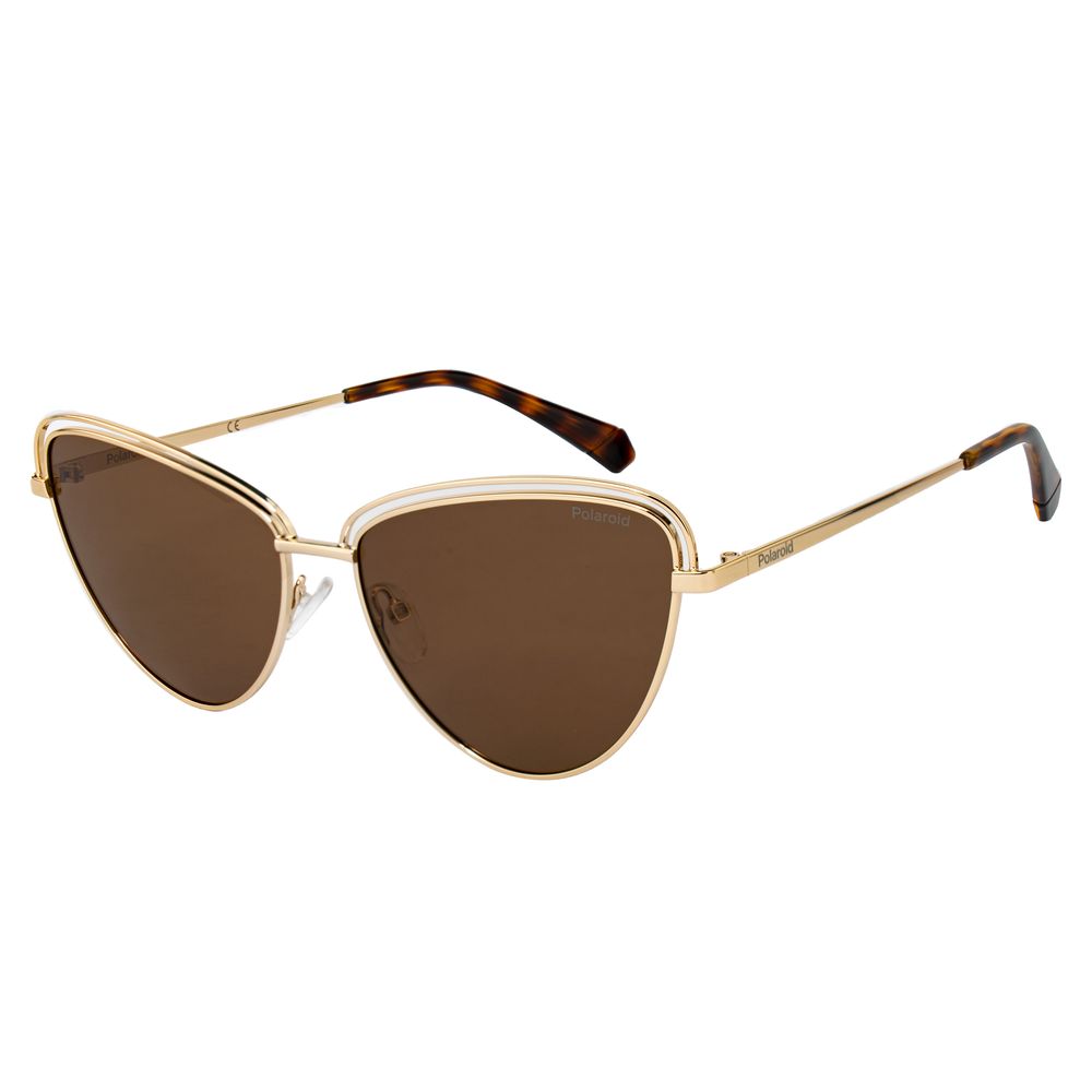 Polaroid Sonnenbrille aus Goldmetall
