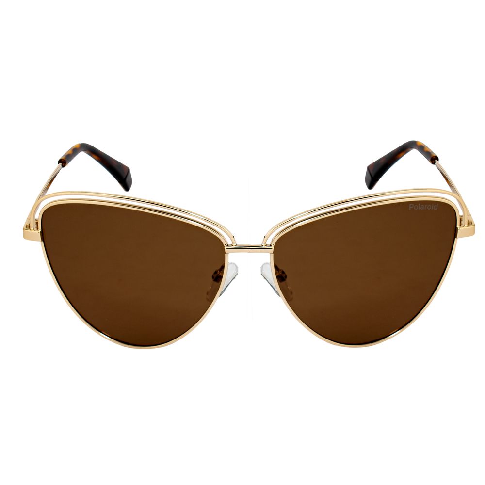 Polaroid Sonnenbrille aus Goldmetall