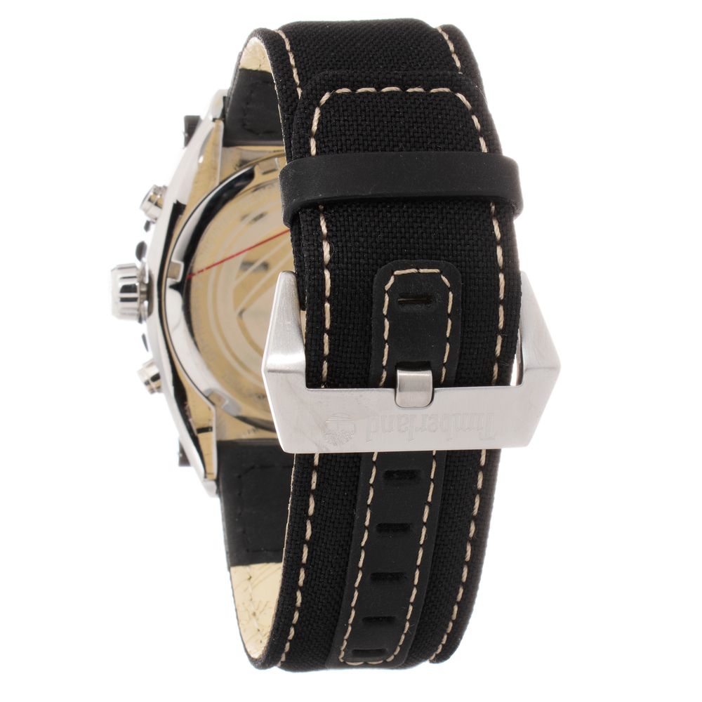 Timberland Black Leather Fashion Watch