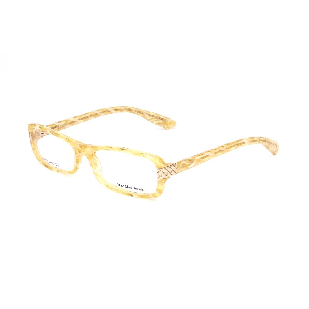 Bottega Veneta Yellow Acetate Optical Frames