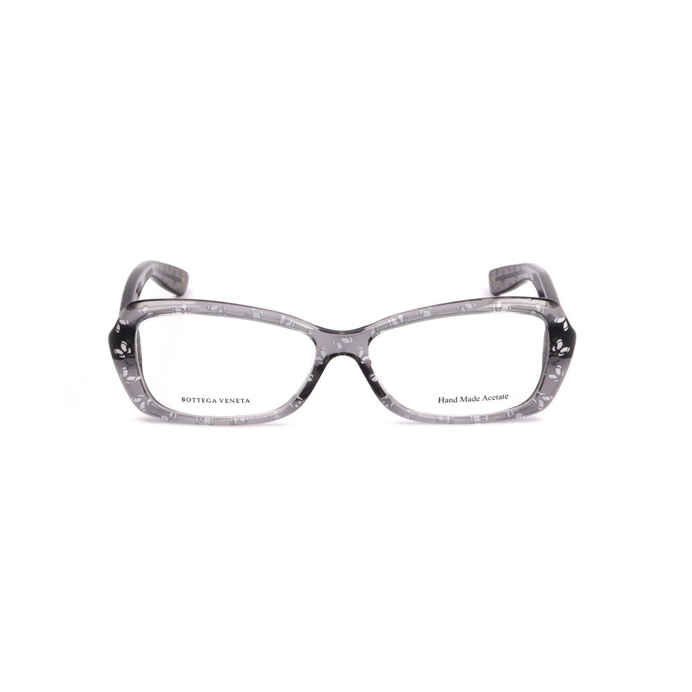 Bottega Veneta Grey Acetate Eyeglasses