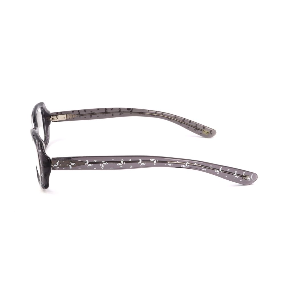 Bottega Veneta Grey Acetate Eyeglasses