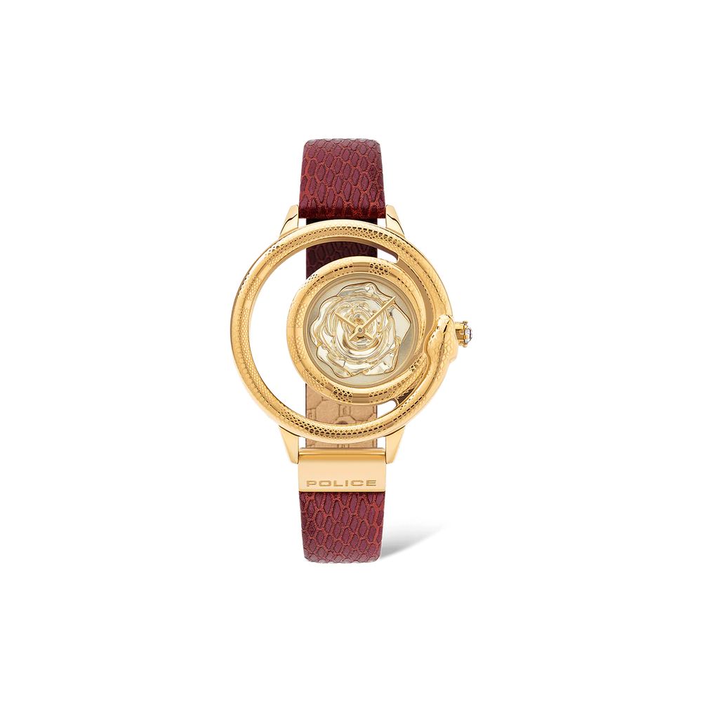 Police Multicolor Leder Armbanduhr
