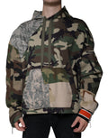 Dolce & Gabbana Multicolor Camouflage Hoodie Sweatshirt