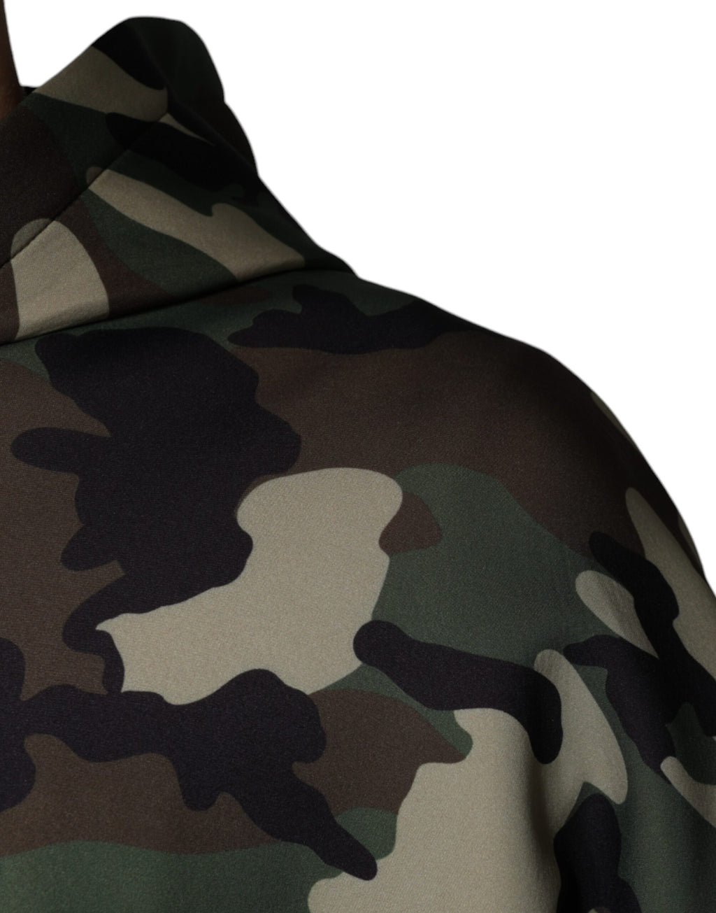 Dolce & Gabbana Multicolor Camouflage Hoodie Sweatshirt