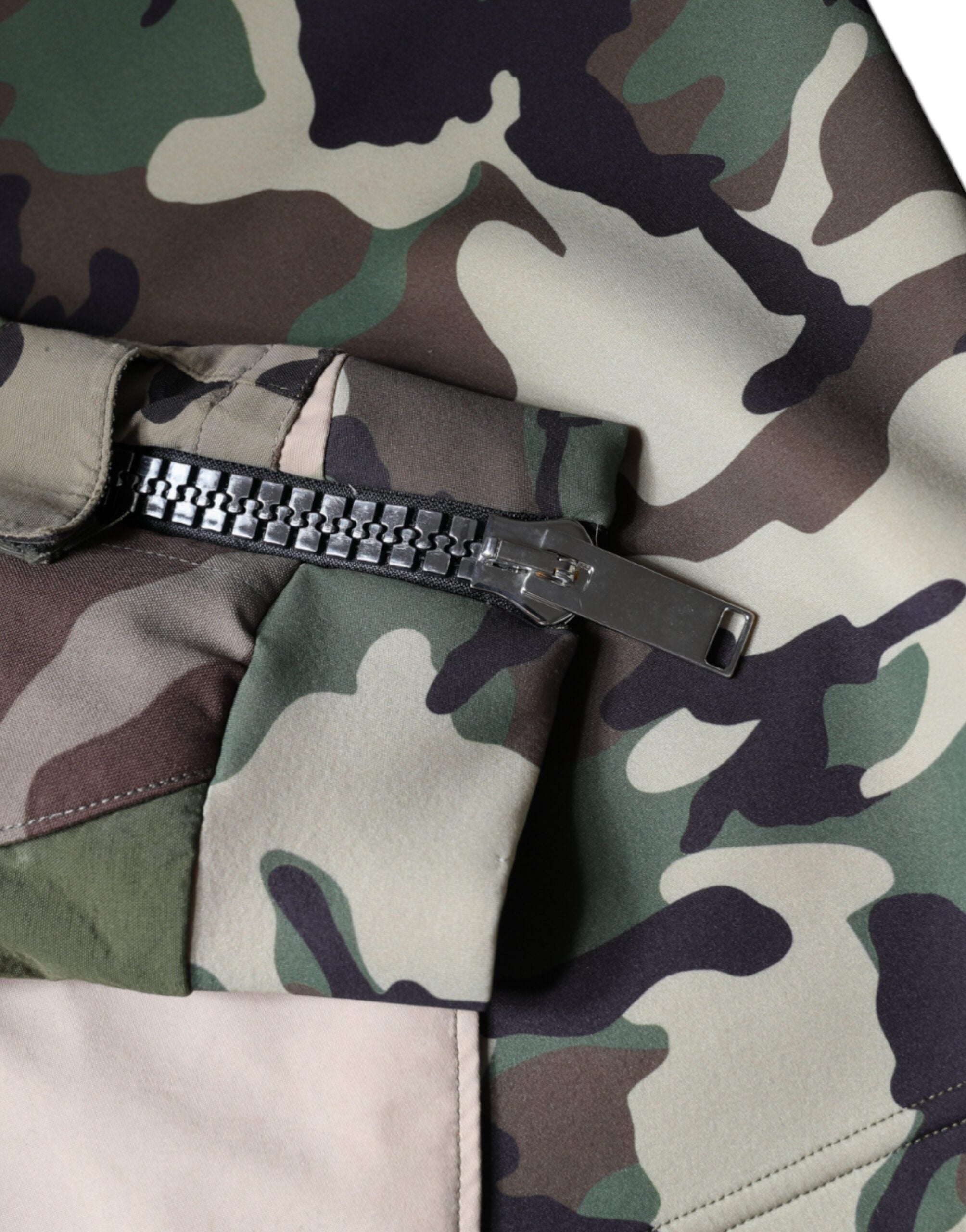 Dolce & Gabbana Multicolor Camouflage Hoodie Sweatshirt