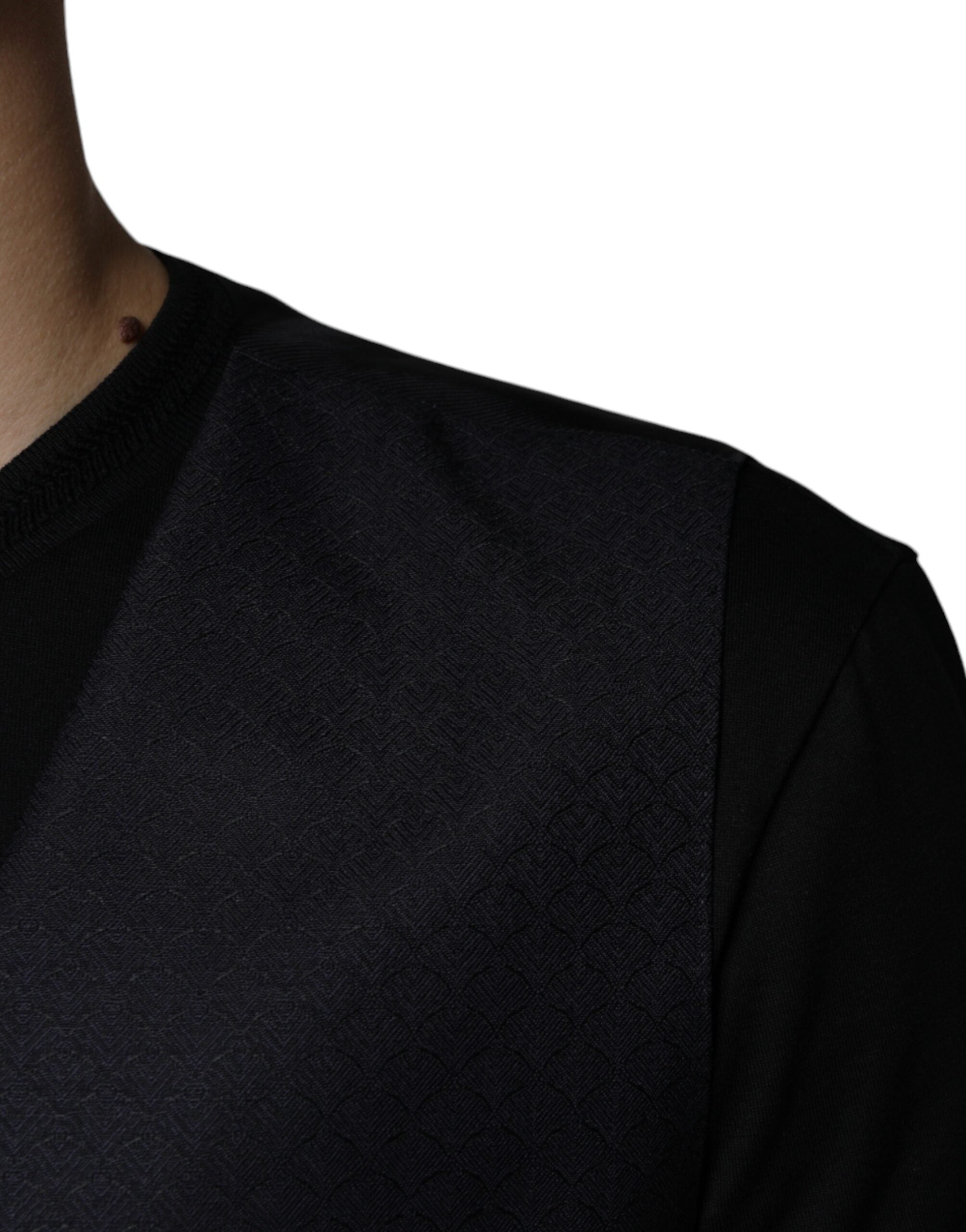 Dolce & Gabbana Black Wool Vest Dress Formal Waistcoat
