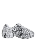 Dolce & Gabbana Weiß Schwarz Graffiti Daymaster Turnschuhe Schuhe