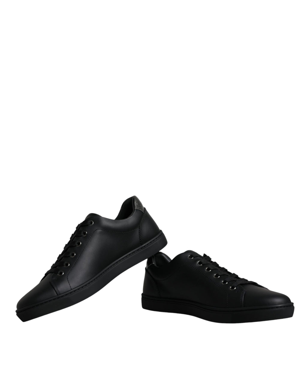 Dolce & Gabbana Black London Sacred Heart Men's Sneakers Shoes