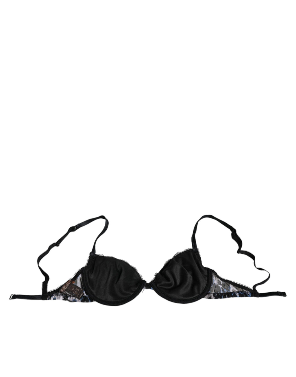 Roberto Cavalli White Leopard Push Up Bra Underwear