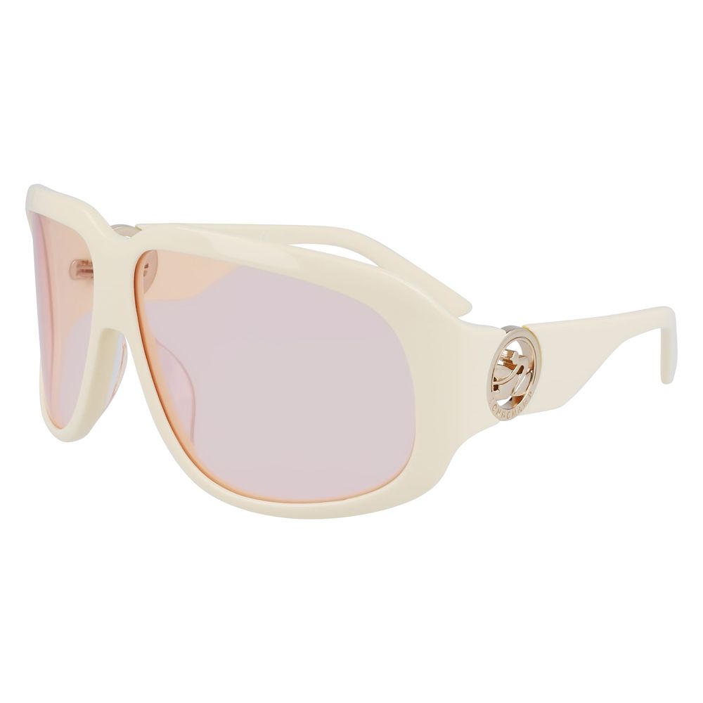 Longchamp Weiße Sonnenbrille aus Acetat