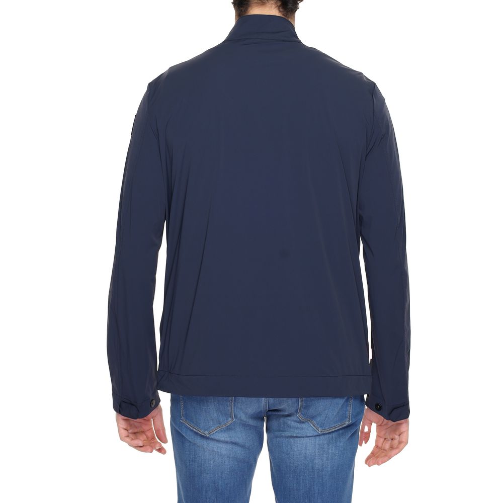Suns Vollständige Nylonjacke in Blau