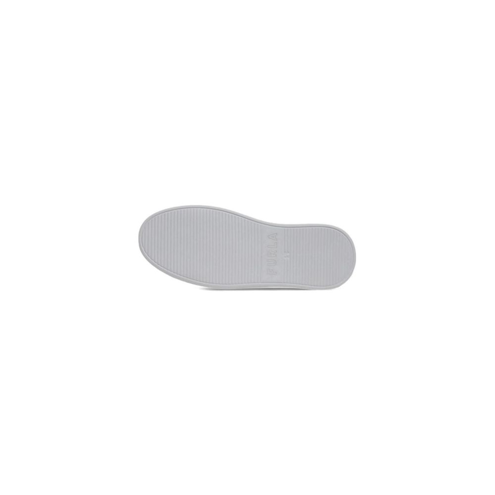 Furla White Low-Top Polyethylene Sneakers