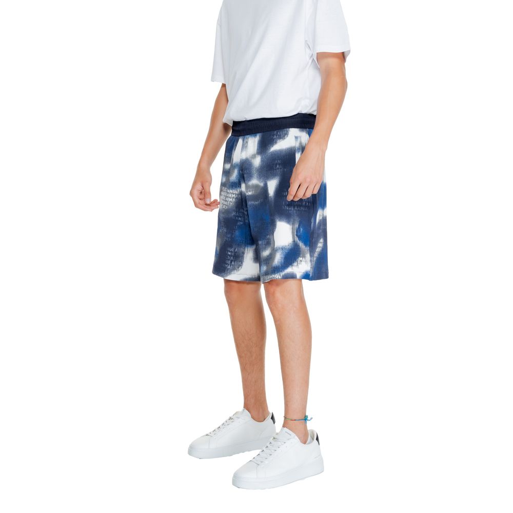 Armani Exchange Blaue Baumwoll-Bermudashorts