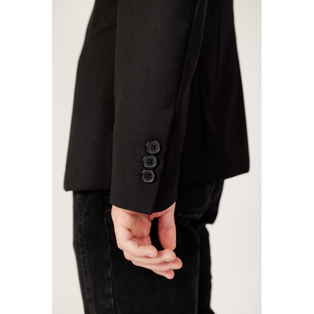 Armani Exchange Schwarzer Blazer aus Polyester