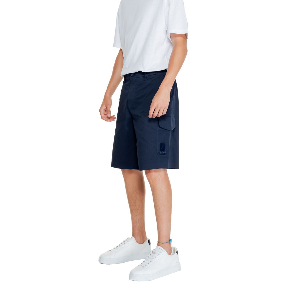Armani Exchange Blaue Baumwoll-Bermudashorts