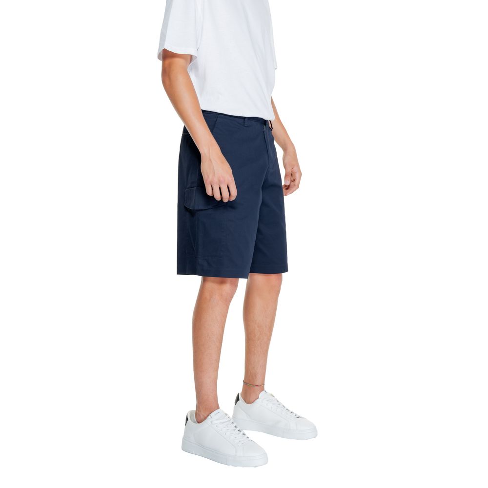 Armani Exchange Blaue Baumwoll-Bermudashorts