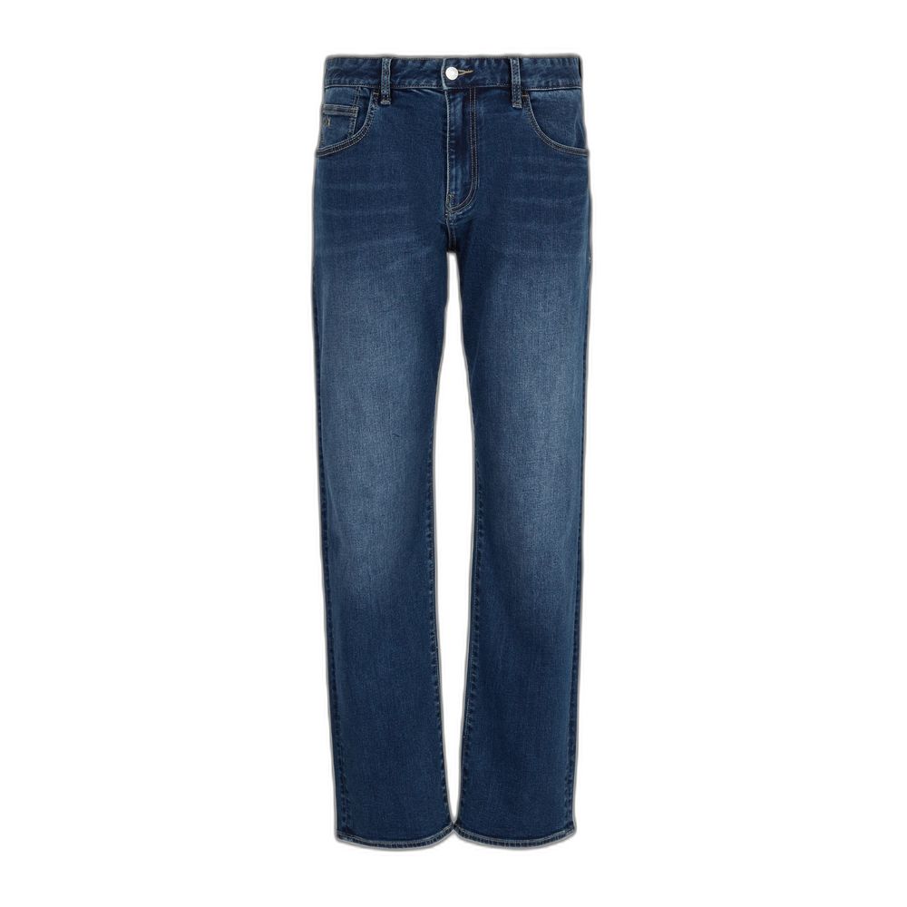 Armani Exchange Blaue Baumwoll-Skinny-Jeans
