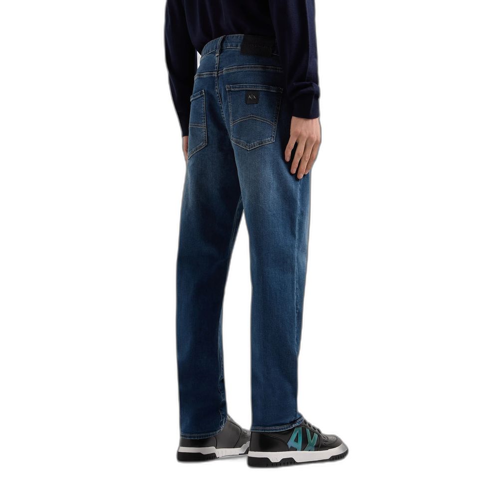 Armani Exchange Blaue Baumwoll-Skinny-Jeans