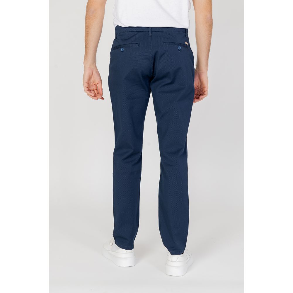 Armani Exchange Blaue Baumwoll-Freizeithose
