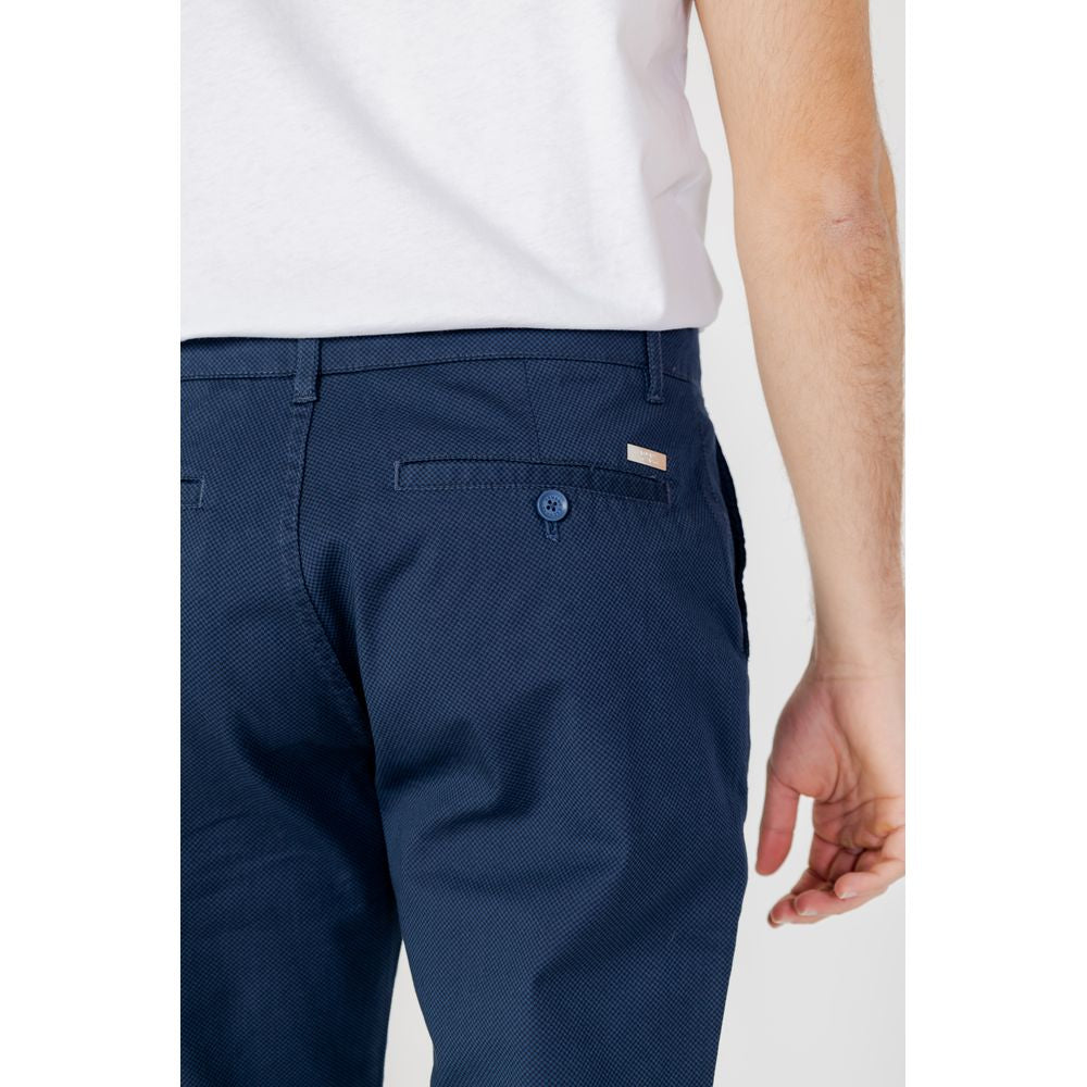 Armani Exchange Blaue Baumwoll-Freizeithose