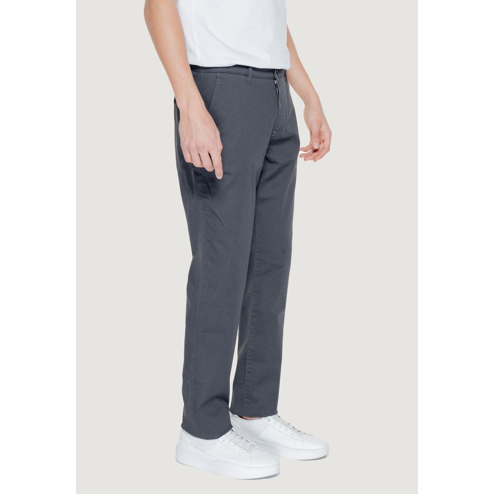 Armani Exchange Schwarze Baumwoll-Freizeithose
