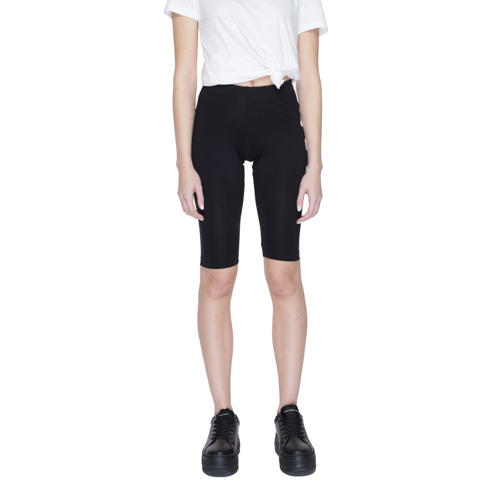 Icon Schwarze Baumwoll-Bermudashorts