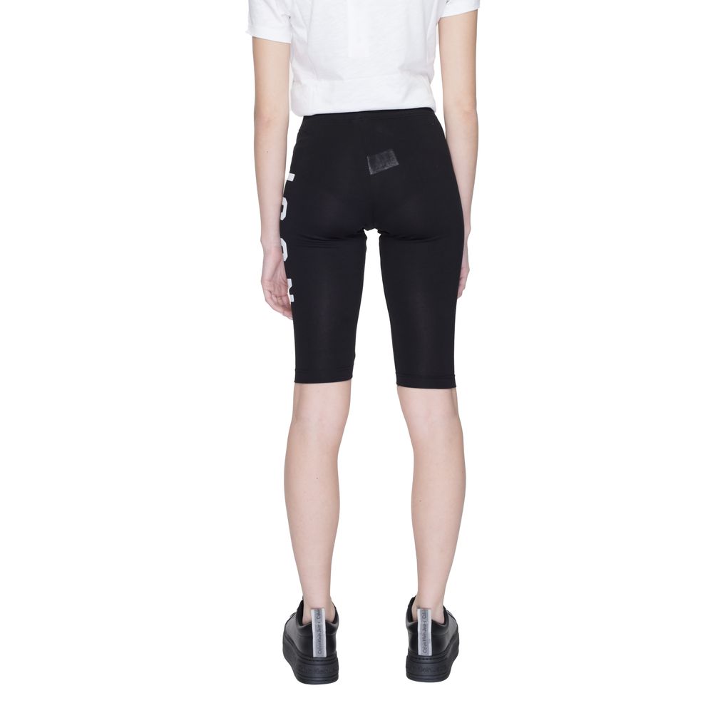 Icon Schwarze Baumwoll-Bermudashorts