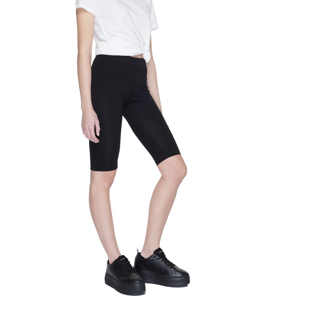 Icon Schwarze Baumwoll-Bermudashorts