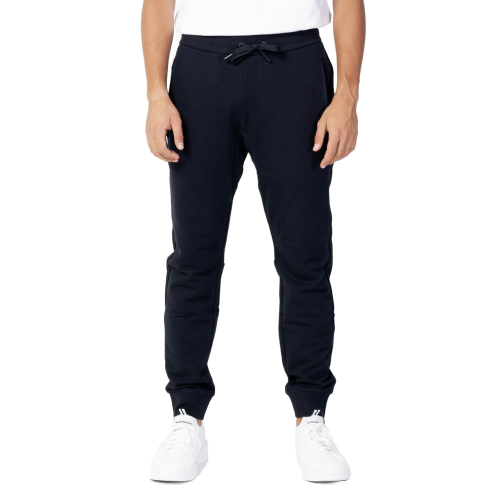 Armani Exchange Blue Cotton Joggers (Sweatpants)