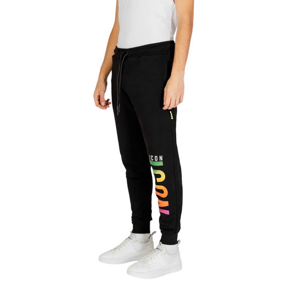 Icon Schwarze Baumwoll-Jogginghose (Trainingshose)