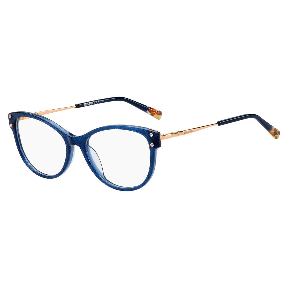 Missoni Blaue Acetat-Brillengestelle