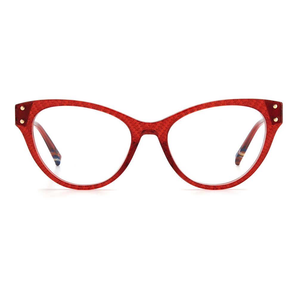 Missoni Burgunderfarbene Brillengestelle aus Acetat