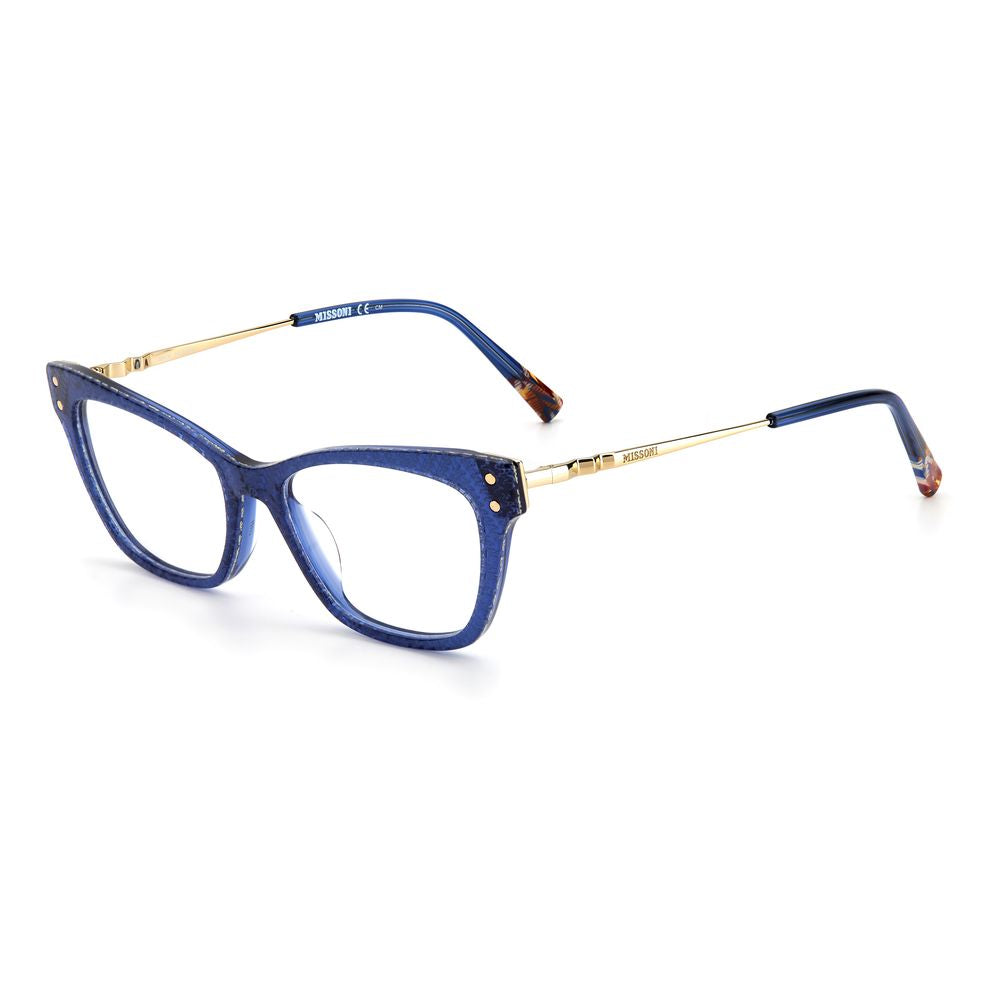 Missoni Blaue Acetat-Brillengestelle