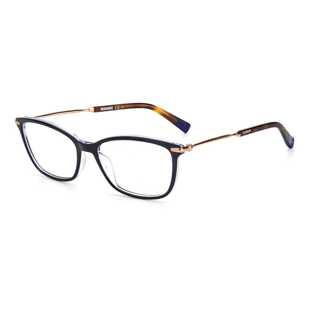 Missoni Blaue Acetat-Brille (Gestelle)