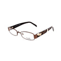 Emilio Pucci Braune Metallbrille (Gestelle)