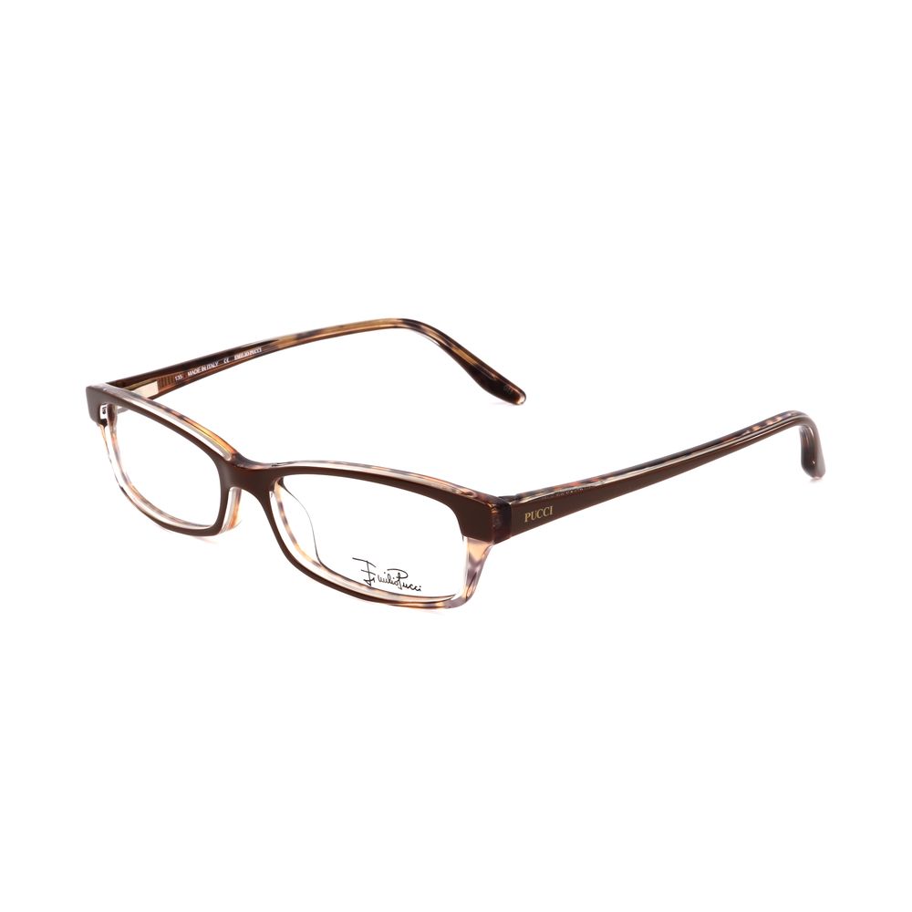 Emilio Pucci Braune Kunststoffbrille (Gestelle)