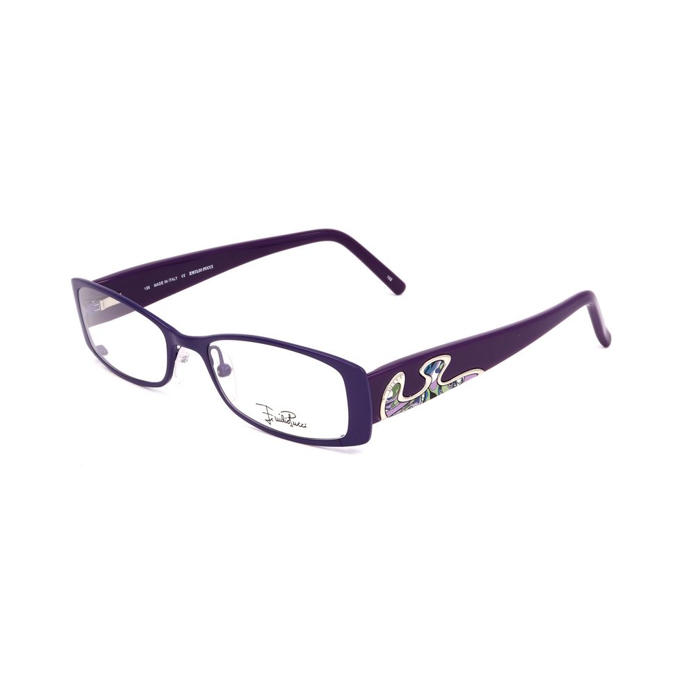 Emilio Pucci Lila Metallbrille (Gestelle)